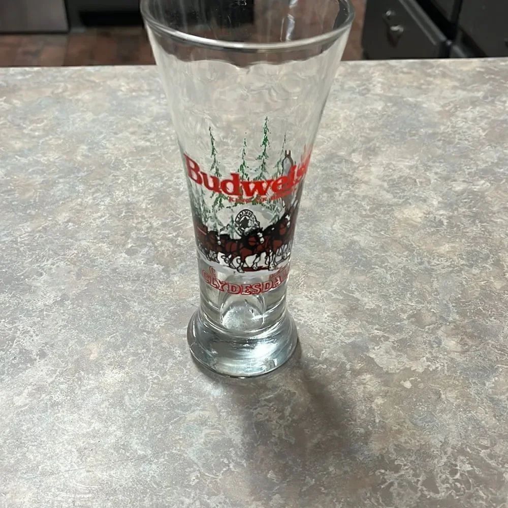 Budweiser beer glass  